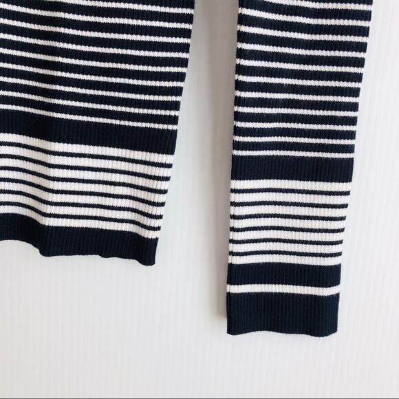 NWT Philosophy turtle neck striped sweater long sleeve ribbed - Picture 4 of 9
